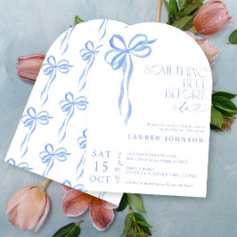 Convites Arco Algo Azul Antes Que Eu Faça Chá de panela