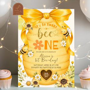 Convites Arco Amarelo Tão Doce Para Comemorar Um Aniversári