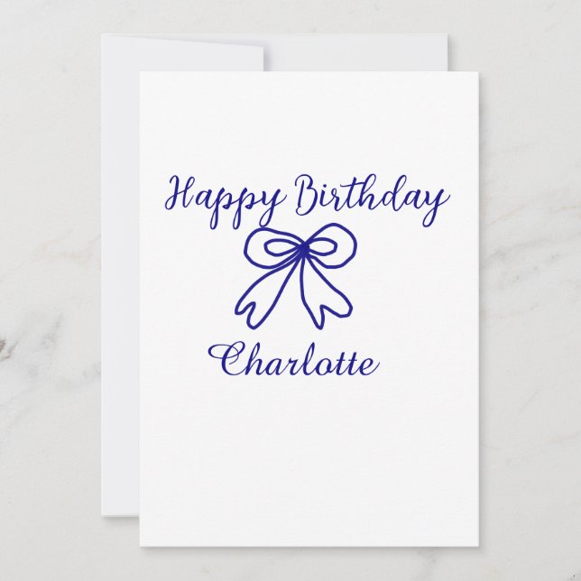 Convites Arco Azul CUTIE ADICIONAR NOME BABY feliz aniversá (Frente)