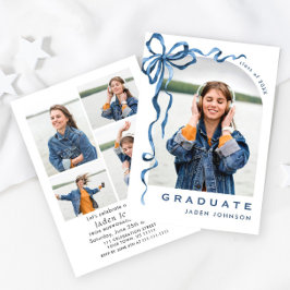Convites Arco azul Trendy Friso 5 Festa de formatura FOTO