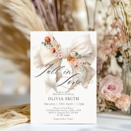 Convites Arco Branco Cair no Amor Chá de fraldas Floral