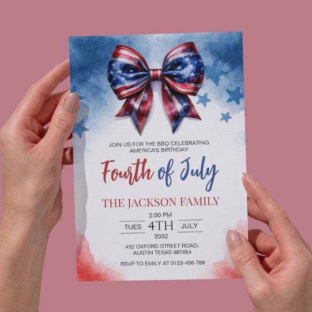 Convites Arco Considerado 4 de julho Partido Patriótico (Criador carregado)