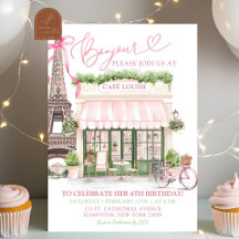 Arco Coquete Café Parisiense Francês Aniversário