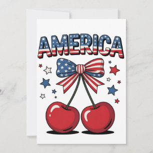 Convites Arco Coquette Americano Cereja Estética Bandeira E