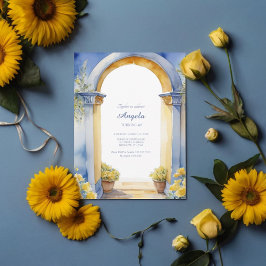 Convites Arco da Costa Amalfitana vista mediterrânea