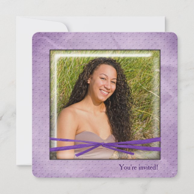 Convites Arco de aniversário no fotograma (Frente)