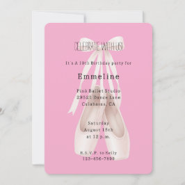 Convites Arco de Calçados Rosa Girassol Aniversário