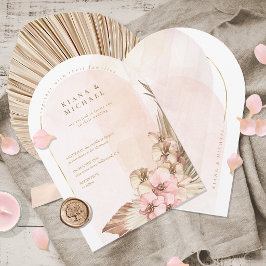 Convites Arco de Casamento Boho Oasis ID959