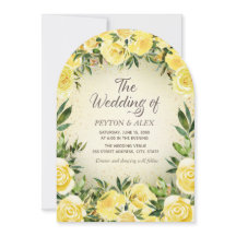 Arco de Casamento com Glitter Dourado e Floral Aqu