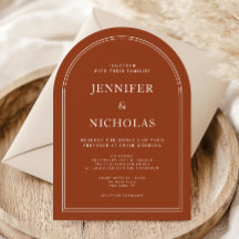 Arco de Casamento de Terracota Formal Clássico Ele
