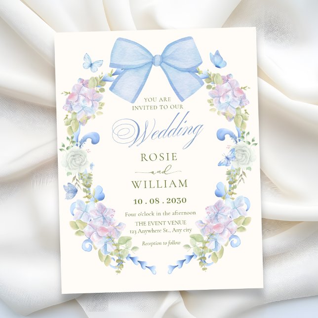 Convites Arco de casamento floral pastel (Criador carregado)
