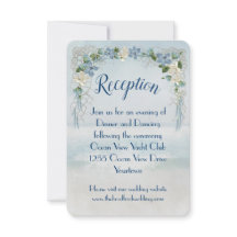 Arco de Flores de Casamento no Oceano Recepção