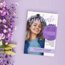 Arco de Foto Retro Preto Roxo Graduação