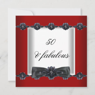 Convites Arco de Joias brancas pretas vermelhas da Festa de