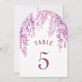 Convites Arco de Mesa com Wisteria Rosa