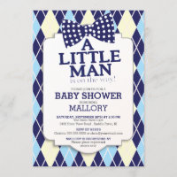 Arco de pré-disquete Tie Argyle Little Man Chá de 