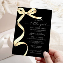 Arco Dourado elegante, Chá de fraldas de garotinha