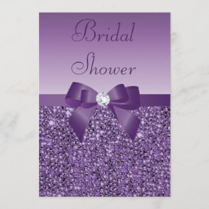 Convites Arco e Chá de panela Diamond de Sequências Impress