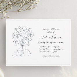 Convites Arco e ventilador desenhados à mão Whimsical