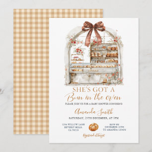 Convites Arco Ela tem um Pão no Forno Padaria Chuveiro de B