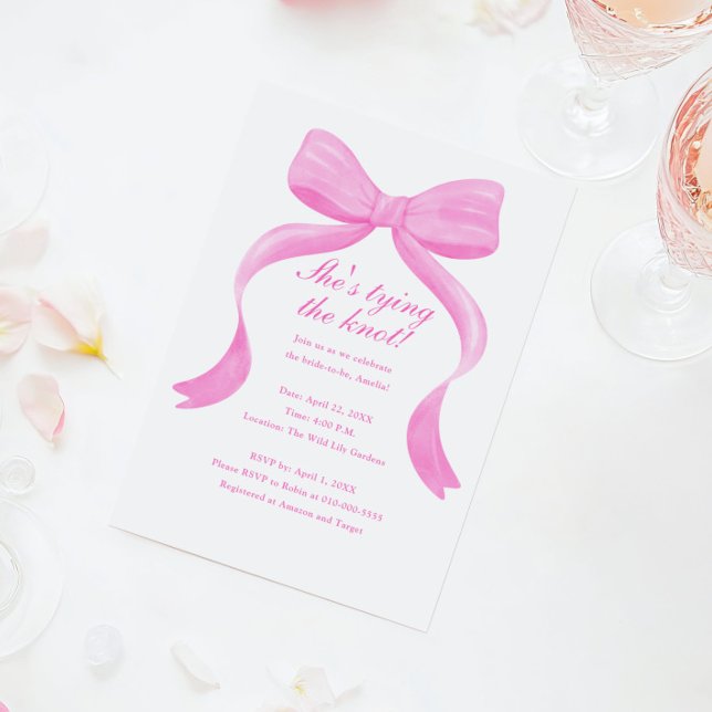 Convites Arco Elegante Ela é Chá de panela Casando (Criador carregado)