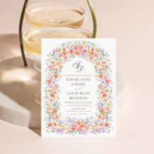 Arco Floral Aquarela Jardim Casamento Caprichoso