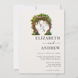 Convites Arco Floral | Casamento de árvores