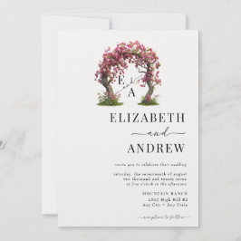 Convites Arco Floral | Casamento de árvores