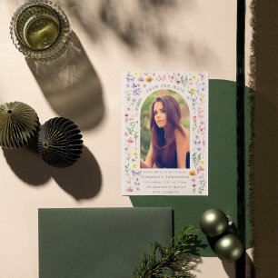 Convites Arco Floral Deslumbrante Quinceañera Foto Personal