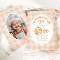 Arco Gingham do primeiro aniversario de Fotografia