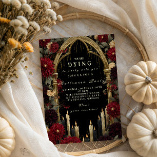 Convites Arco Gótico de Velas de Halloween