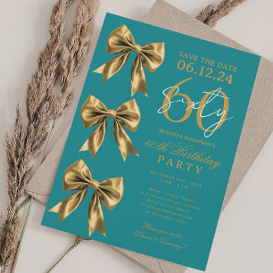 Convites Arco Íntimo Dourado Salvar Data 60º Aniversário Az