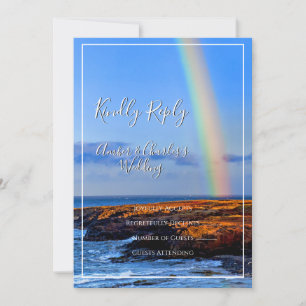 Convites Arco-Íris, Esperança e Felicidade, Casamento, RSVP