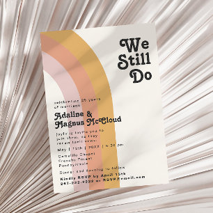 Convites Arco-Íris Moderno dos 70 anos Ainda fazemos Renova