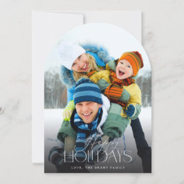 Convites Arco Minimalista de Feriados Felizes