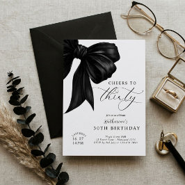 Convites Arco Preto Aniversário de 30 anos