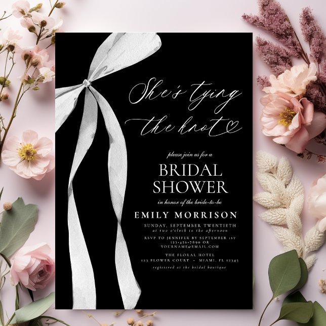 Convites Arco Preto, ela é Chá de panela de Casando (Criador carregado)