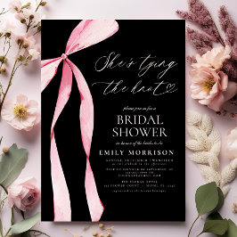 Convites Arco Preto, ela é Chá de panela de Casando