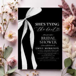 Convites Arco Preto, ela é Chá de panela de Casando