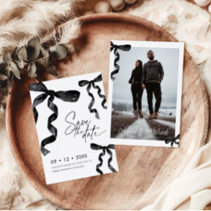 Convites Arco Preto Fotográfico Salvar a Data