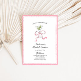 Convites Arco Quirky Martini Chá de panela Desenhado