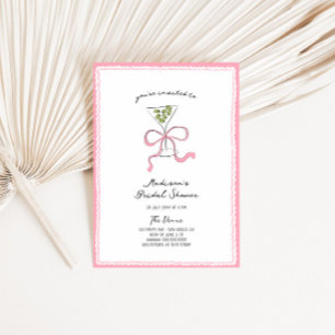 Convites Arco Quirky Martini Chá de panela Desenhado