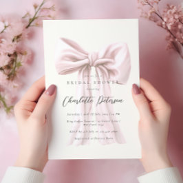 Convites Arco rosa Chá de panela moderno