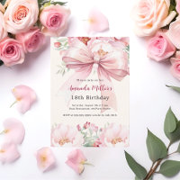 Arco rosa-claro floral creme