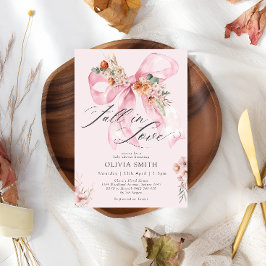 Convites Arco rosa com queda de Chá de fraldas