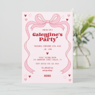 Convites Arco rosa do Brunch Party Galentine