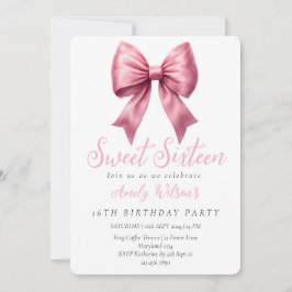 Convites Arco rosa doce 16 anos