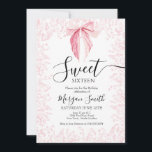 Convites arco rosa Doce Dezesseis Aniversário<br><div class="desc">Este na moda e elegante arco rosa Doce Dezesseis Aniversários Apresenta lindíssimas flores brancas,  pintadas à mão,  organizadas como um adorável buquê e um roteiro elegante de caligrafia que é perfeito para primavera,  verão ou chá de fraldas de outono</div>