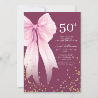 Arco rosa elegante e Festa de aniversário 50 Doura