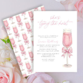 Convites Arco Rosa Esmagado Ela é Chá de panela Casando